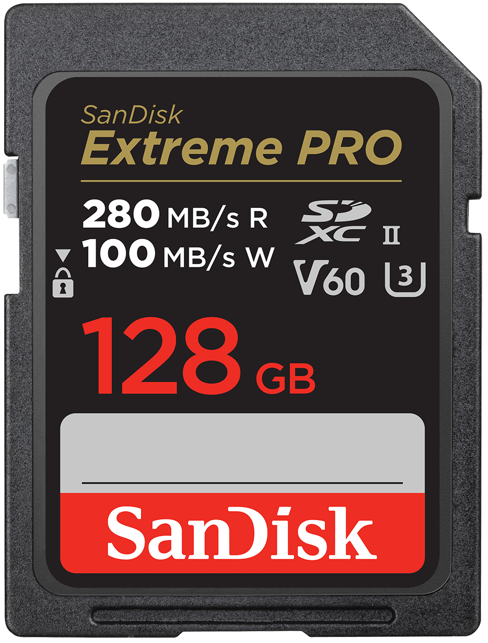 Scheda di memoria SDXC SanDisk Extreme Pro, 128Gb, Classe 10 / UHS-2 U3 SDSDXEP-128G-GN4IN