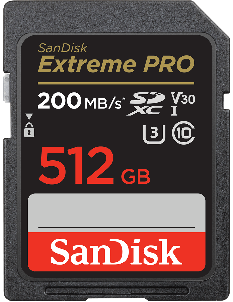 Scheda di memoria SDXC SanDisk Extreme Pro, 512Gb, Classe 10 / UHS-1 U3 SDSDXXD-512G-GN4IN