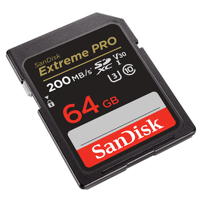 Scheda di Memoria SDXC SanDisk Extreme Pro, 64Gb, Classe 10 / UHS-1 U3 SDSDXXU-064G-GN4IN