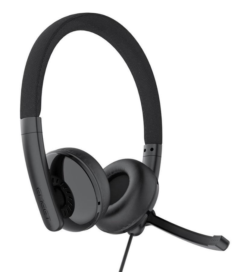 Cuffia Call Center USB-C / USB-A EMEET GeniusCall HS50, Nera