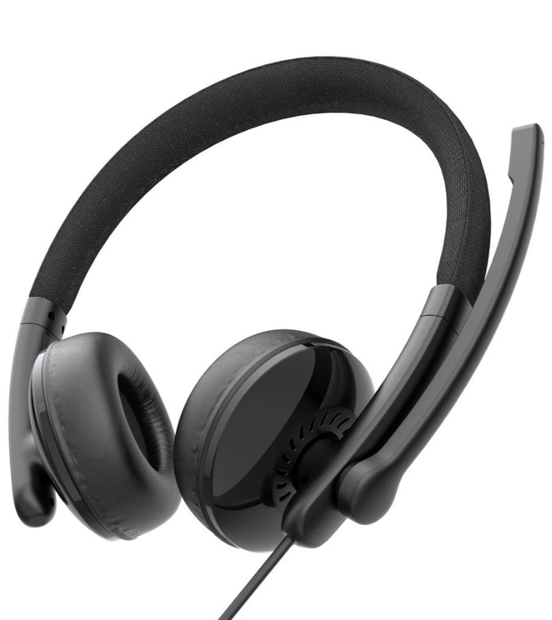 Cuffia Call Center USB-C / USB-A EMEET GeniusCall HS50, Nera