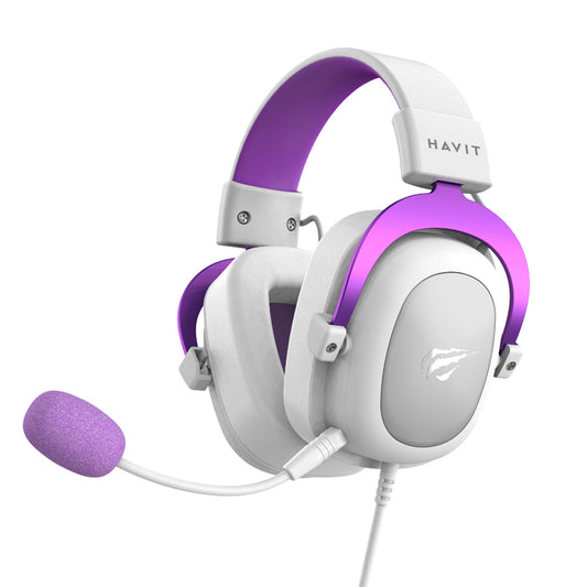 Cuffie Gaming 3.5mm HAVIT H2002D, 2m, Viola