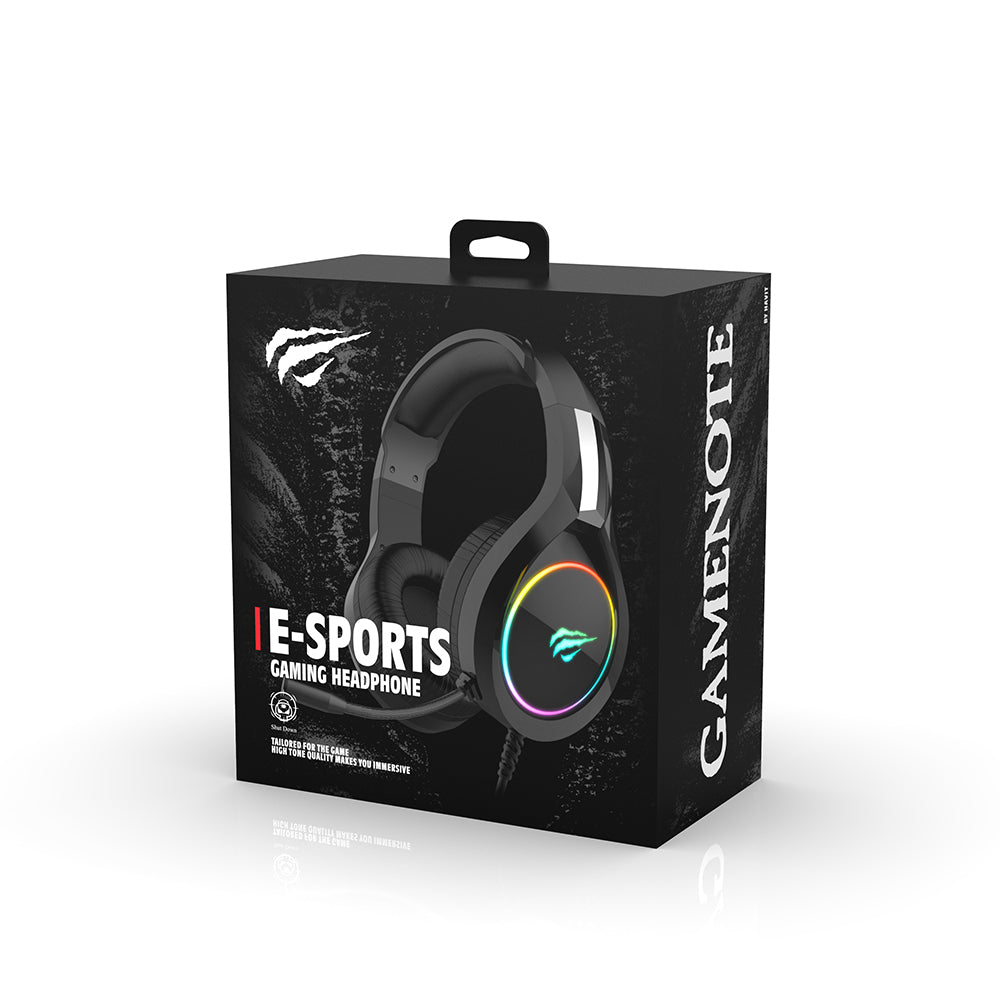 Cuffie Gaming 3.5mm HAVIT H2002D, 2m, Rosa