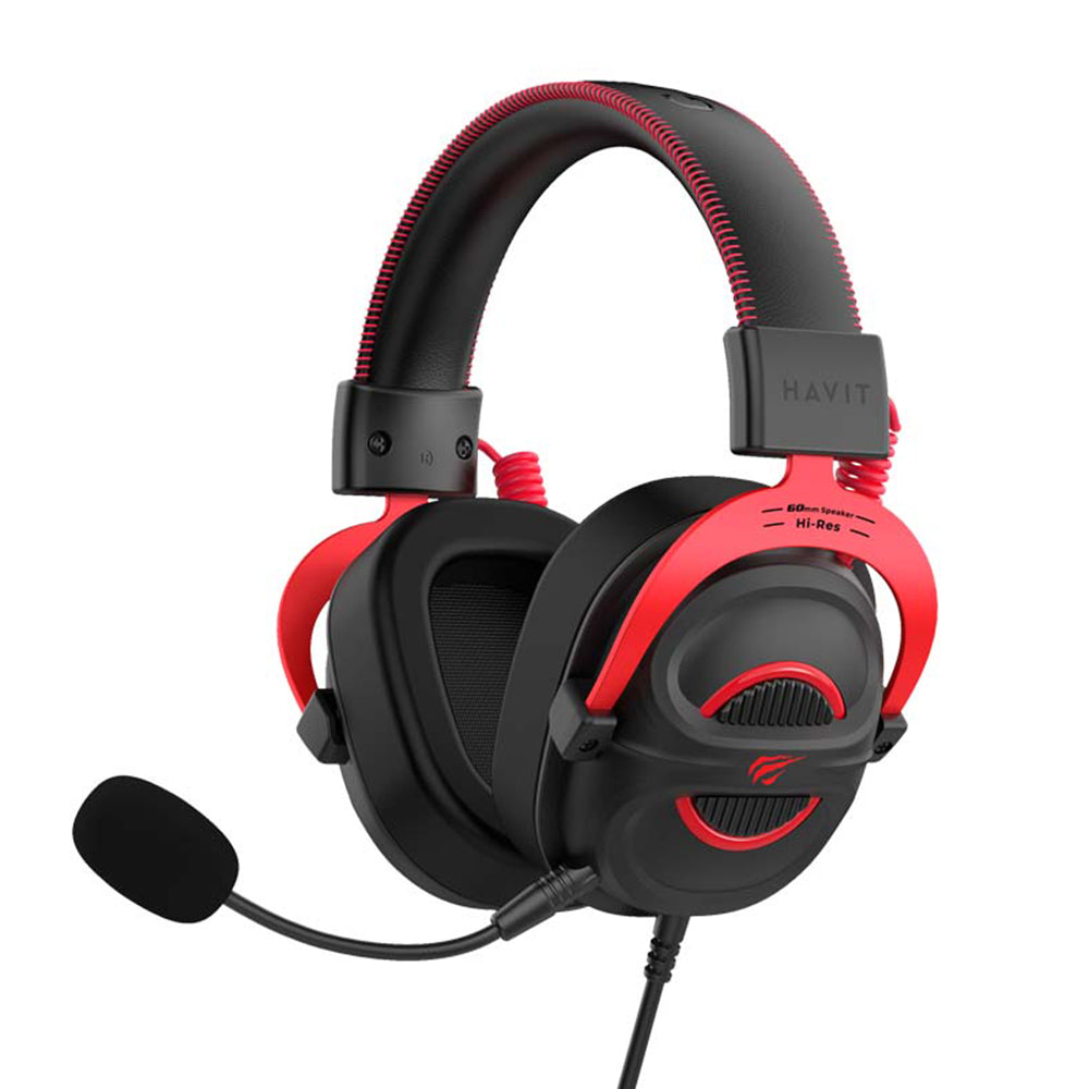 Cuffie Gaming 3.5mm HAVIT H2002E Pro, 2m, Nere