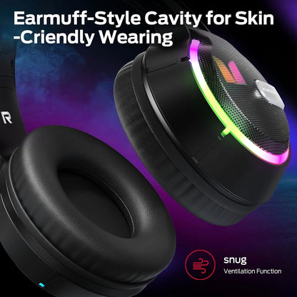 Cuffie Gaming 3.5mm Monster Mission 320, RGB, 1,9m, Nere