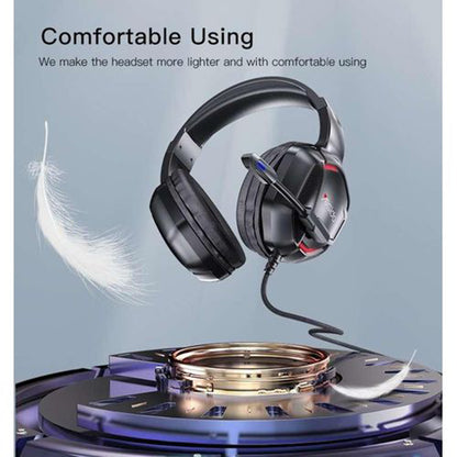Cuffie Gaming 3.5mm Yesido EK01, RGB, 1.2m, Nere
