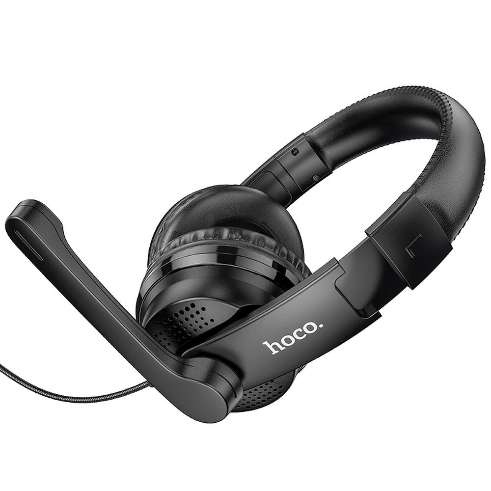 Cuffie Gaming 3.5mm HOCO W103, Nere