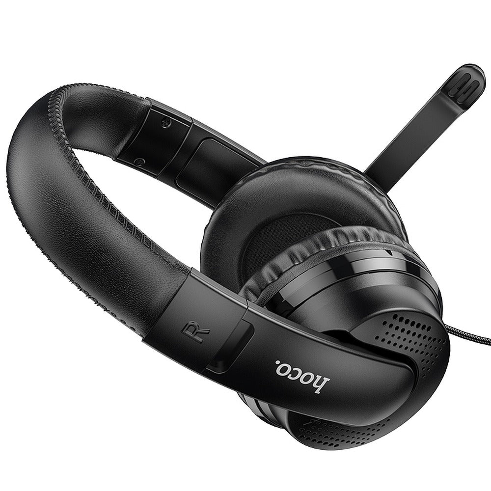 Cuffie Gaming 3.5mm HOCO W103, Nere