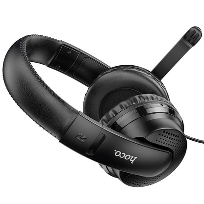 Cuffie Gaming 3.5mm HOCO W103, Nere