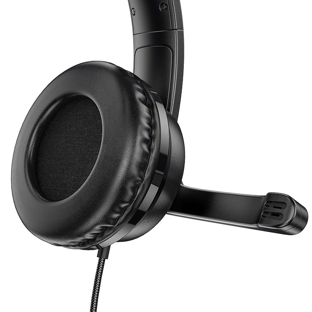 Cuffie Gaming 3.5mm HOCO W103, Nere