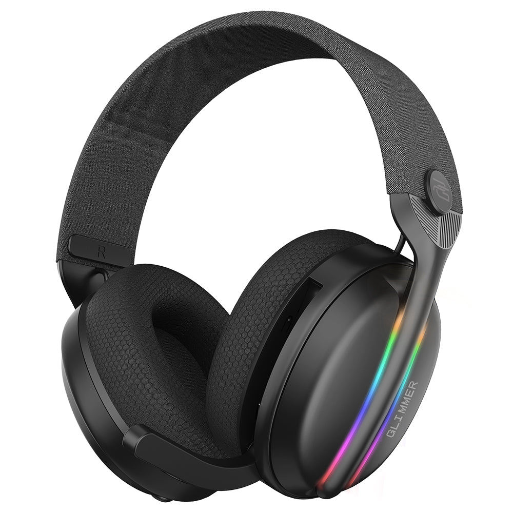 Cuffie Gaming Wireless Proove Glimmer, RGB, BT / Wi-FI / Cablate, Nere WHGL00022001