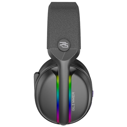 Cuffie Gaming Wireless Proove Glimmer, RGB, BT / Wi-Fi / Cablate, Nere Viola WHGL00022016