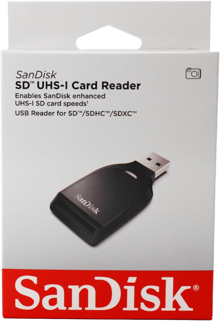 Lettore di schede USB 3.0 SanDisk, SD, Nero SDDR-C531-GNANN