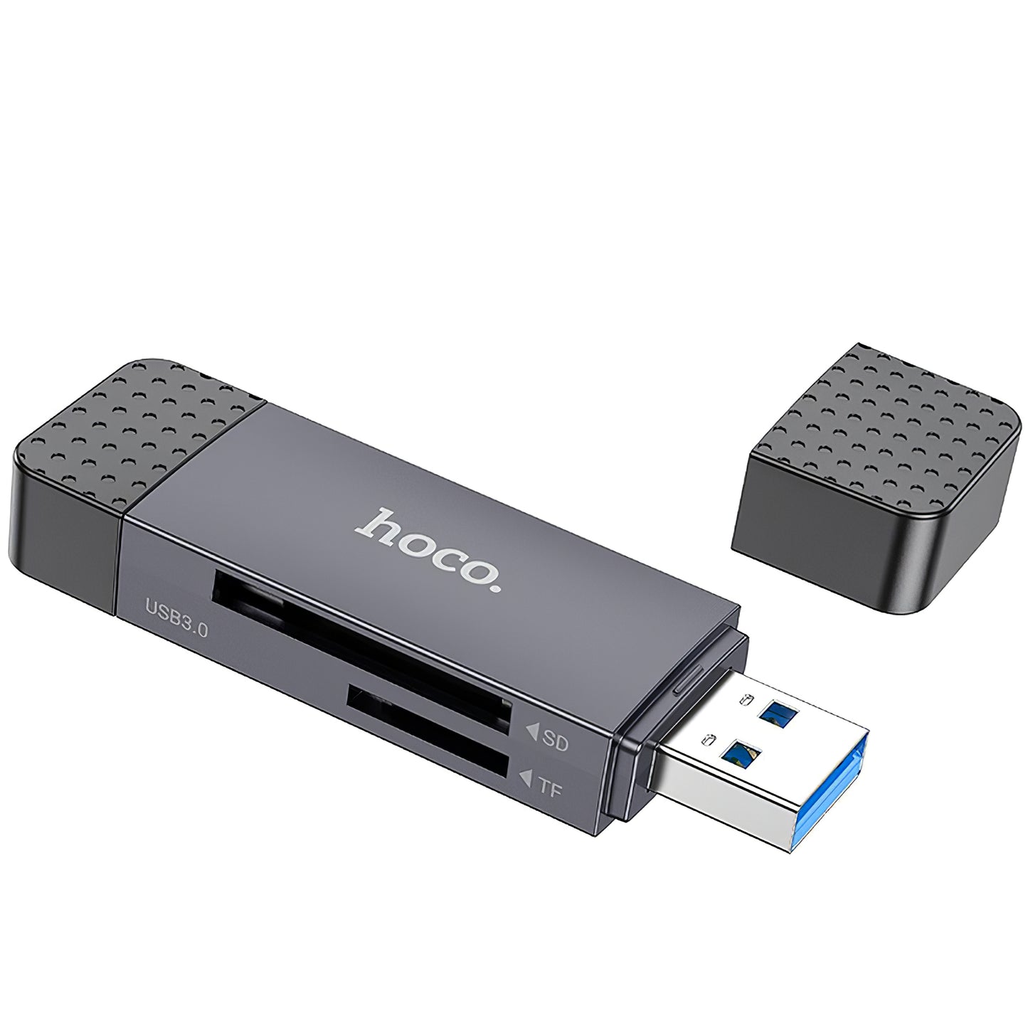 Lettore di schede USB / USB-C HOCO HB45, SD - microSD, USB 2.0, grigio 