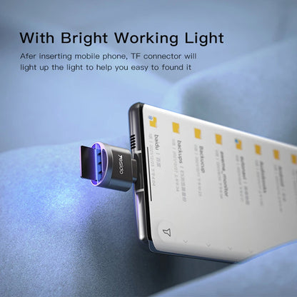 Lettore di schede USB-C Yesido GS19, USB-A (OTG) - microSD, Grigio