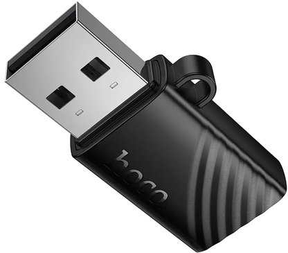 Lettore di Schede USB HOCO HB53, microSD, Nero