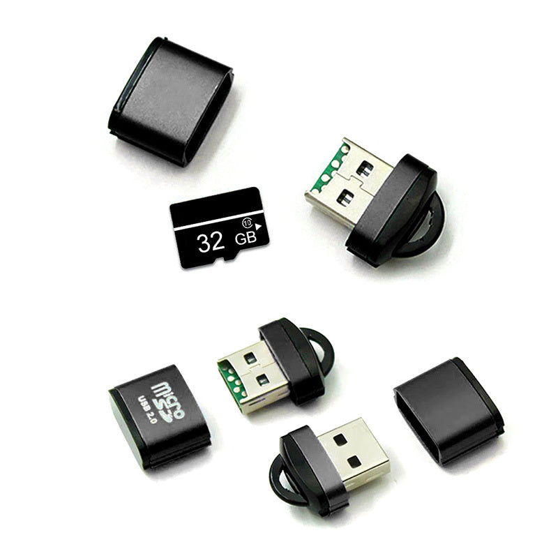 OEM USB Card Reader CR01, microSD, Black
