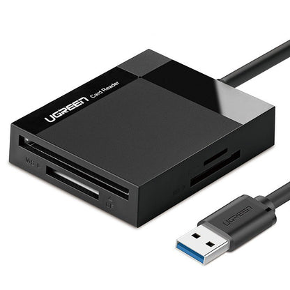 Lettore di schede USB 3.0 UGREEN CR125, SD - microSD - CF - MS, Nero