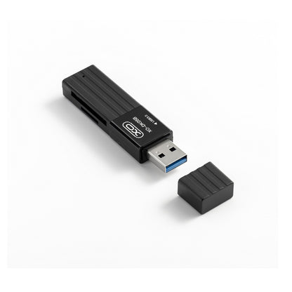 Lettore di schede USB 3.0 XO Design DK05B, SD - microSD, Nero