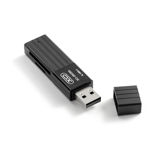 Lettore di schede USB XO Design DK05A, SD - microSD, nero 