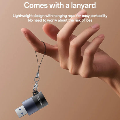 Lettore di schede USB 3.0 Yesido GS36, microSD, Nero