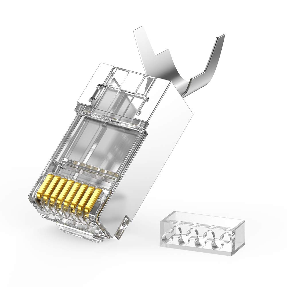 Connettore Rete UGREEN NW123, RJ45, Cat6A/7, Set 10 pezzi
