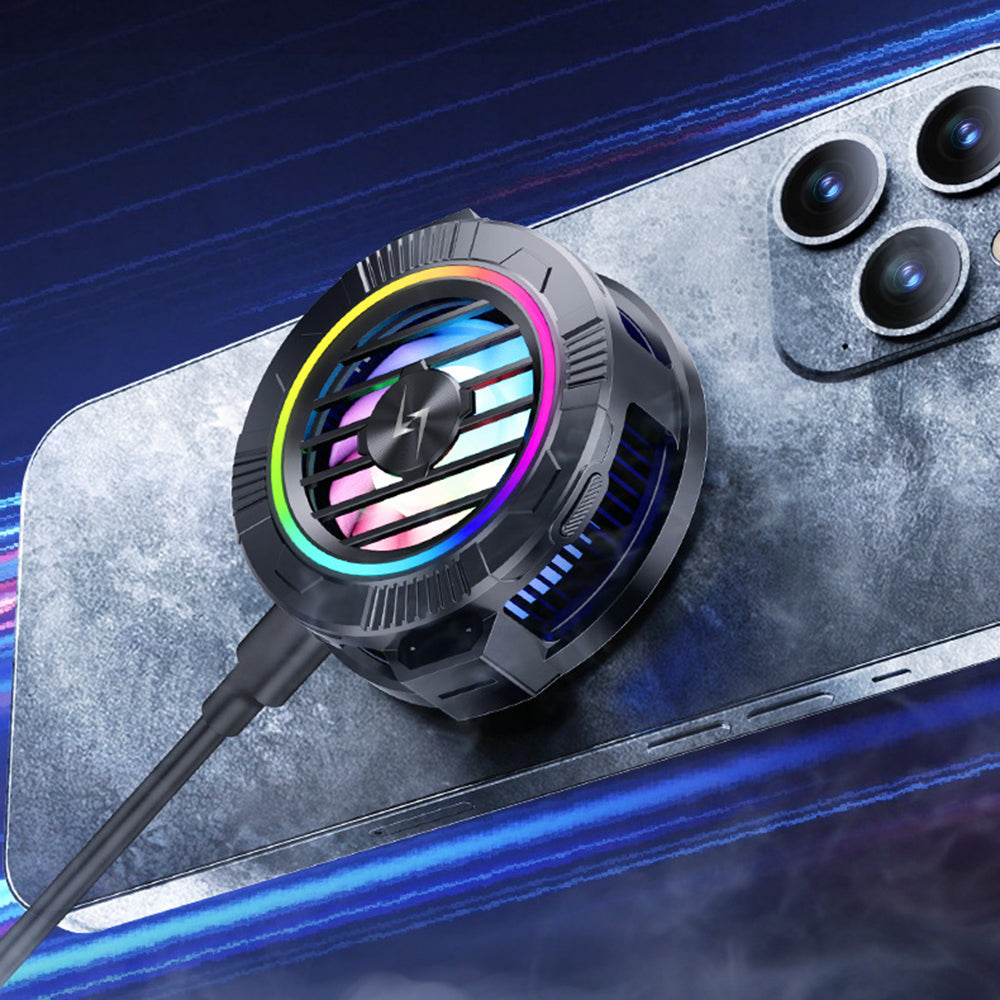 Ventilatore Gaming per Telefono Techsuit P66, Nero