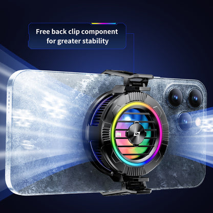 Ventilatore Gaming per Telefono Techsuit P66, Nero