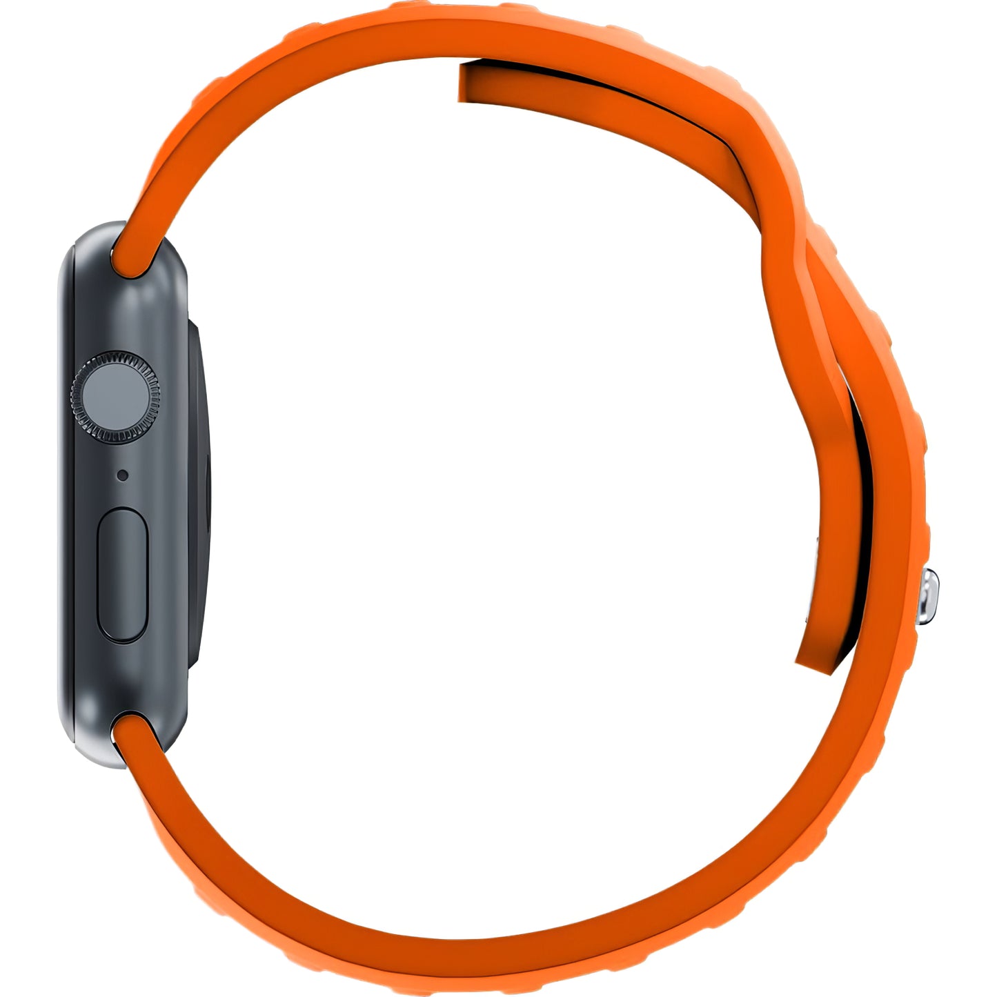 Cinturino in silicone 3MK per Apple Watch serie 41 mm / 40 mm / 38 mm, arancione 