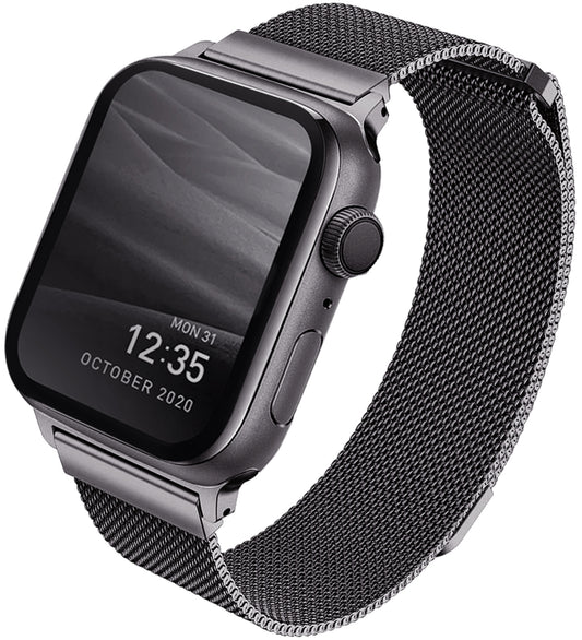 Cinturino UNIQ Dante per Apple Watch 45mm / 44mm / 42mm Series, Grigio
