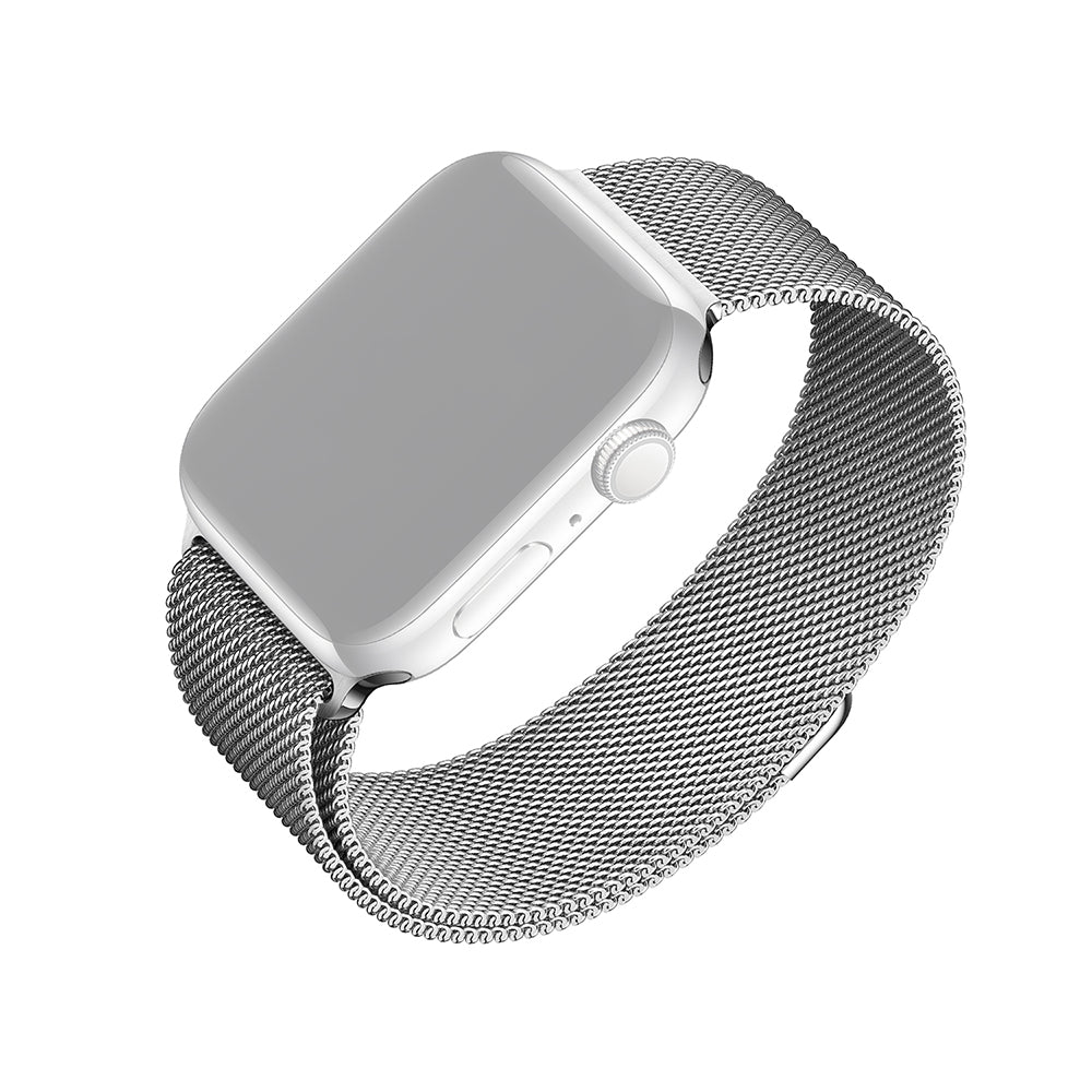 Cinturino Fixed Mesh per Apple Watch 49mm / 46mm / 45mm / 44mm / 42mm Series, Argento