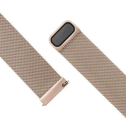 Cinturino Fixed Mesh per Samsung Galaxy Watch / Huawei Watch Series, 20mm, Oro Rosa