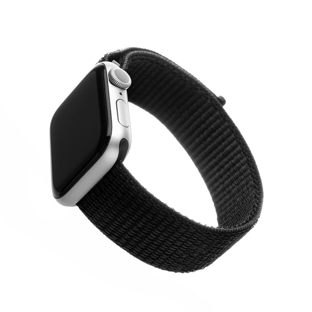 Cinturino Fixed Nylon per Apple Watch 49mm / 46mm / 45mm / 44mm / 42mm Series, Nero