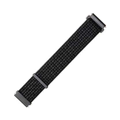 Cinturino Fixed Nylon per Huawei Watch / Xiaomi Watch Series, 22mm, Nero Opaco