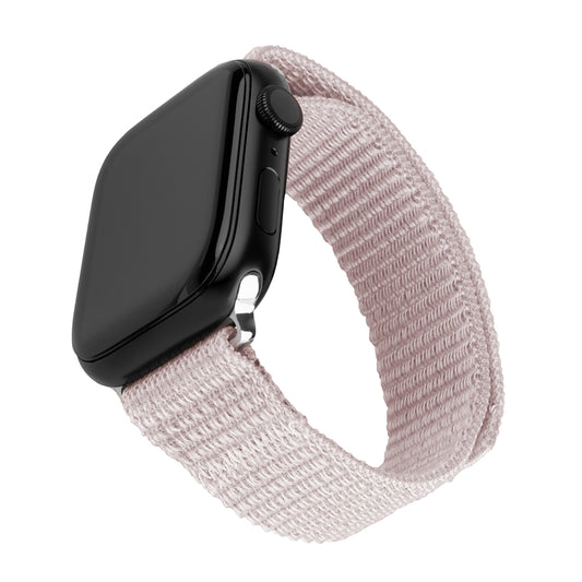 Cinturino Fixed Nylon Sporty per Apple Watch 49mm / 46mm / 45mm / 44mm / 42mm Series, Rosa Dorato