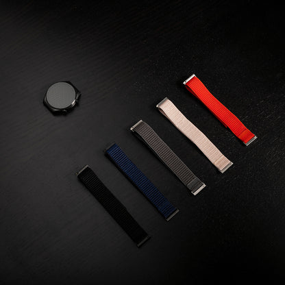 Cinturino Fixed Nylon Sporty per Huawei Watch / Xiaomi Watch Series, 22mm, Rosso.