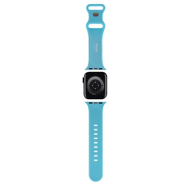 Hello Kitty Silicone Kitty Head Strap for Apple Watch 42mm / 41mm / 40mm / 38mm Series, Blue