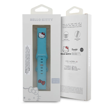 Cinturino Hello Kitty Silicone Kitty Head per Samsung Galaxy Watch / Huawei Watch Series, Blu