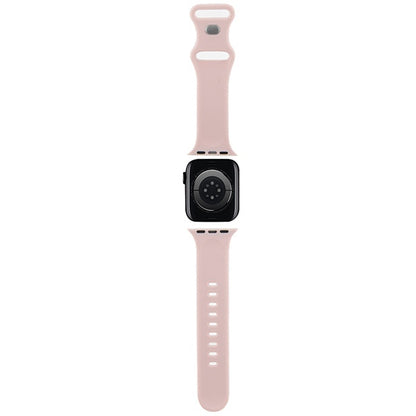 Cinturino Hello Kitty Silicone Tags Graffiti per Apple Watch 42mm / 41mm / 40mm / 38mm Series, Rosa