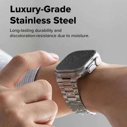 Cinturino Ringke Metal One Air per Apple Watch 49mm / 46mm / 45mm / 44mm Series, Argento