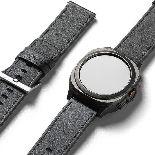 Cinturino Ringke One Basic Bold per Fossil Watch / Mobvoi Watch / Suunto Watch Series, 24mm, Nero