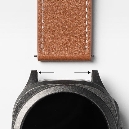 Cinturino Ringke One Basic Bold per Fossil Watch / Mobvoi Watch / Suunto Watch Series, 24mm, Nero