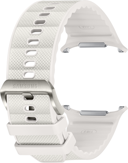 Cinturino Samsung PeakForm per Galaxy Watch Ultra, M/L, bianco ET-SBL70MWEGEU 