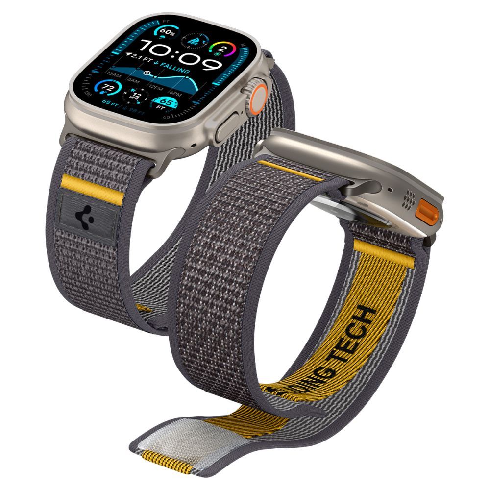 Cinturino Spigen Athlex Air per Apple Watch 49mm / 46mm / 45mm / 44mm Series, Grigio AMP09034