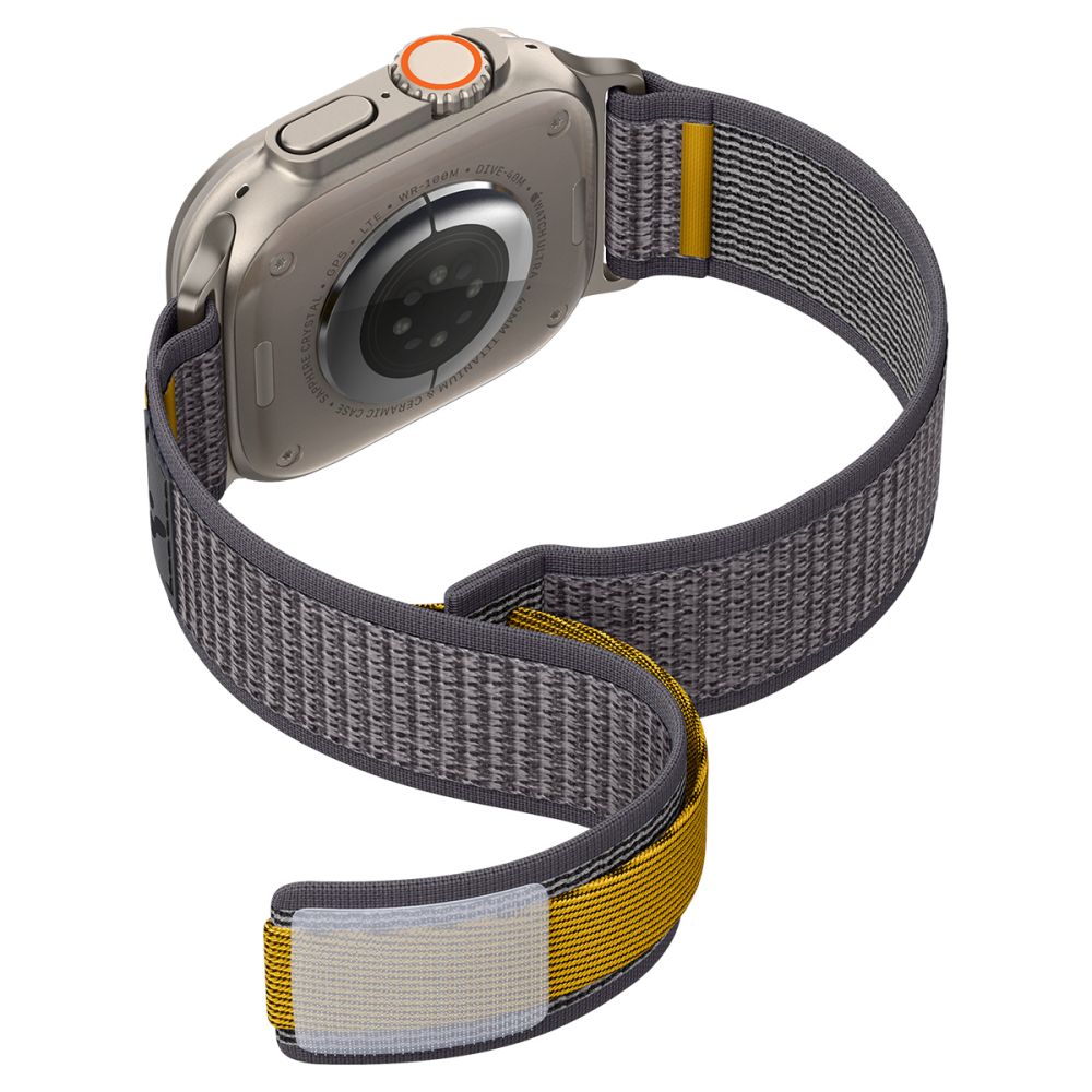 Cinturino Spigen Athlex Air per Apple Watch 49mm / 46mm / 45mm / 44mm Series, Grigio AMP09034