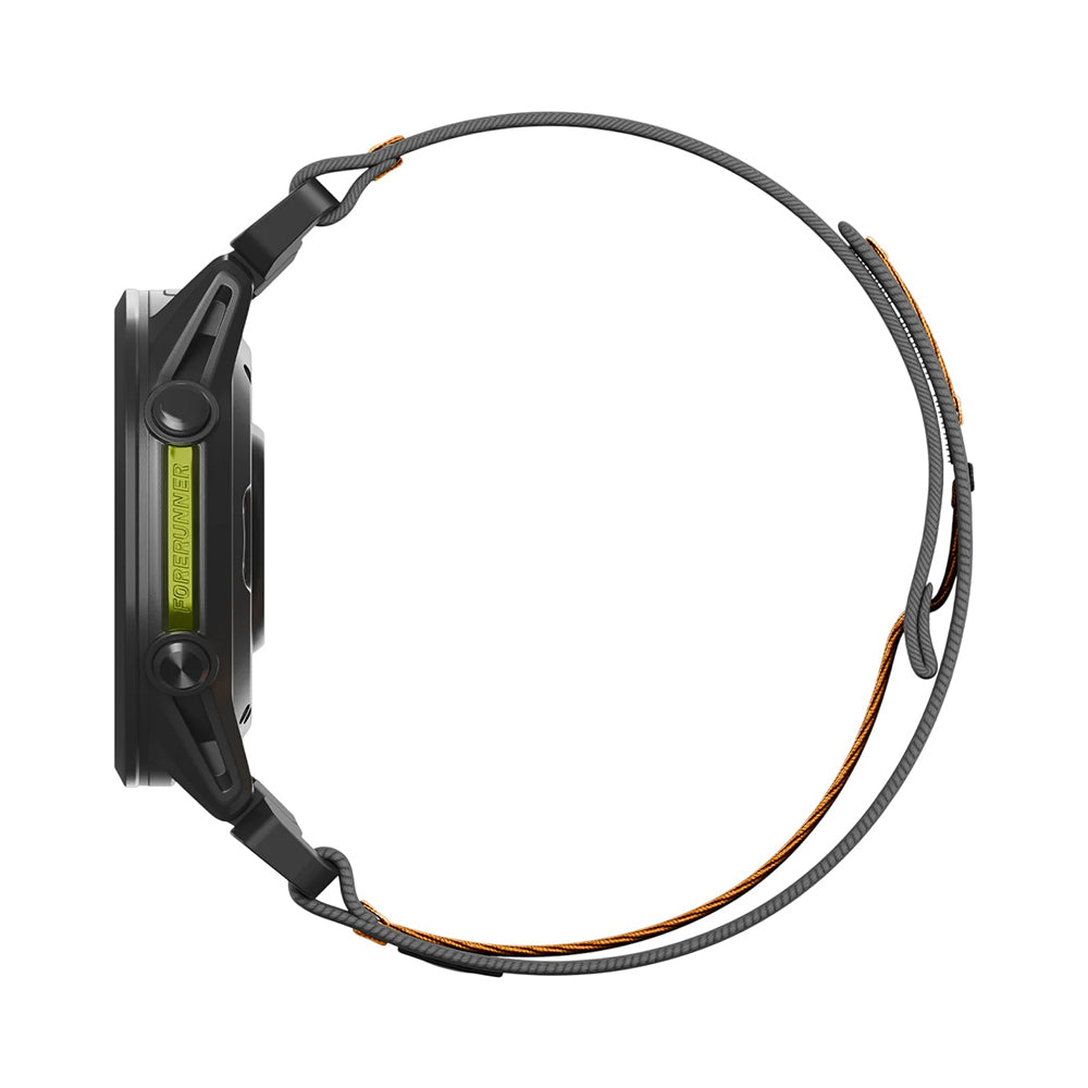 Cinturino Spigen Athlex Air per Garmin Watch Fenix / Forerunner / Approach Series, 22mm, Nero Arancione AMP11426