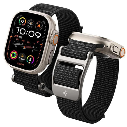 Spigen DuraPro Flex Band for Apple Watch 49mm / 46mm / 45mm / 44mm Series, Black AMP02465