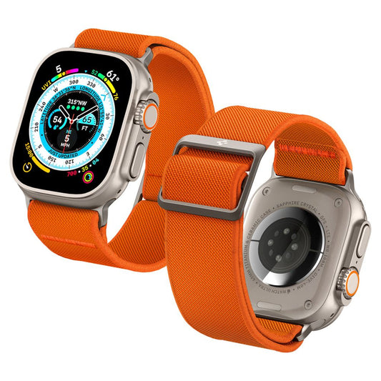 Cinturino Spigen Fit Lite Ultra per Apple Watch 49mm / 46mm / 45mm / 44mm / 42mm Series, Arancione