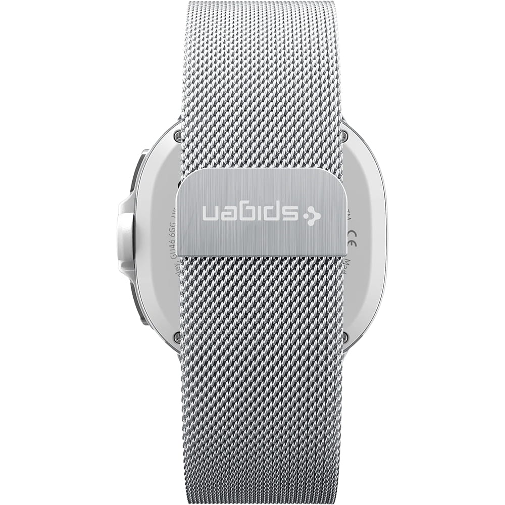 Cinturino Spigen Metal Fit per Samsung Galaxy Watch9 / Watch8 / Watch8 Classic Series, Argento AMP10121