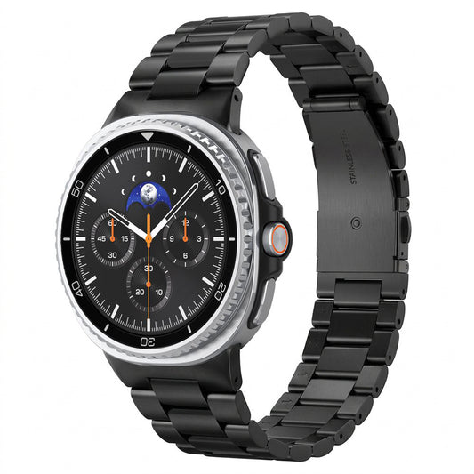 Cinturino Spigen Modern Fit 316L per Samsung Galaxy Watch9 / Watch8 / Watch8 Classic Series, Nero AMP11608